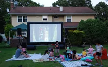 2023 Neue aufblasbare Leinwand für Filme zu verkaufen, aufblasbare Rückprojektionsleinwände