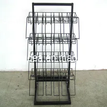 Vouwbare Retail Metalen Draad Snoep Display Rek met Signaalhouder
