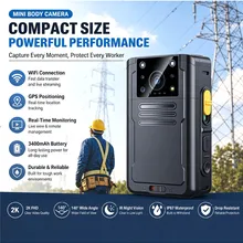 نظام إدارة أدلة الفيديو المباشر RTSP RTMP لكاميرا تُرتدى على الجسم 4G ونظام VMS