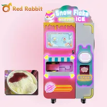 レッドラビット高品質商業用雪の結晶アイス機器ポータブル効率的なデバイスビンス機械