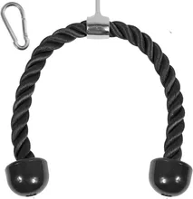 Accessorio per cavo tricipiti, corda per trazioni in palestra