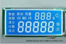 Módulo de Display LCD com Segmento Personalizado e Retroiluminação Azul