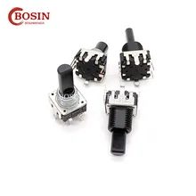 RoHS Özel 12mm Rotary Encoder Mutlak Encoder ile LED Sesli Ev Aleti için