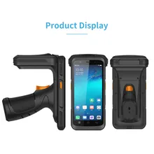 Android Robuuste Handheld UHF RFID Lezer IP67 Lange Bereik RFID PDA met Barcode Scanner
