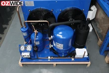 Unité de condensation de compresseur à piston de réfrigération 5HP R22 pour stockage à froid