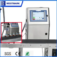 Ec Neu Jet1100 Cij Drucker 5-Line Hochgeschwindigkeits-Kontinuierlicher Tintenstrahldrucker Industrielle Verpackungsdatum Chargencodiermaschine für Produktionslinie