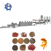 Automatische Tier- und schwimmende Fischfutterherstellungsmaschine mit PLC-Steuerungssystem