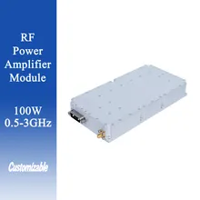 500-3000MHz 100W โมดูลขยายสัญญาณ RF ที่มีการป้องกันกระแสเกินสำหรับระบบการสื่อสารไร้สาย