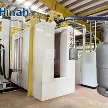 Plastik Hızlı Renk Değiştirme Otomatik Toz Boyama Kabini Sistemi