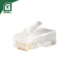 ได้รับการออกแบบ OEM ODM RJ45 ปลั๊กเครือข่าย CAT6 CAT6A คอนเนคเตอร์อีเธอร์เน็ตโมดูลาร์ UTP RJ45 ปลั๊กโมดูลาร์