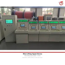 Dispositivo di segnalazione e sistema di controllo per il sollevamento in miniera