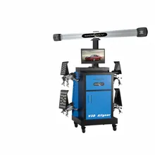 Machine de réglage de roues professionnelle 3D avec interface conviviale