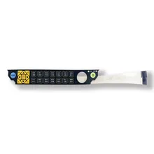 Pannello di chiave in PVC embossato con circuiti argentati - Interruttore in film PVC personalizzato per strumenti a linea argentata