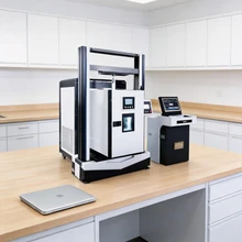 高剛性ゼロコンプライアンス荷重フレームマイクロコンピュータ制御アスファルト混合物低温破壊システム