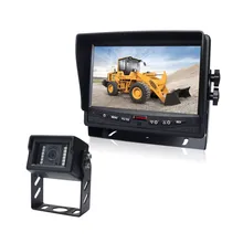 7 Inch Digitale Monitor Auto Achteruitrijcamera CVBS Achteruitrij Truck 24V 130 Graad Achteruitkijk Systeem
