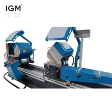 PVC Raam Verwerkingsmachine Twee Hoofd UPVC Dubbel Hoofd Snijmachine