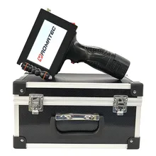 Étiquette de code-barres QR de date de petite production, numéro de lot, machine à coder les sacs et bouteilles, imprimante à jet d'encre Étiquette de code-barres QR de date de petite production, numéro de lot, machine à coder les sacs et bouteilles, imprimante à jet d'encre