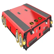 Système de rayonnage à palettes avec navette radio semi-automatisée personnalisée pour entrepôt