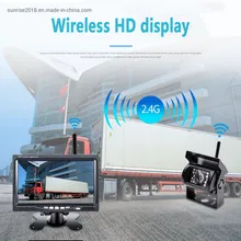 Monitor wireless WiFi con schermo a colori TFT LCD per retrovisione con telecamera di retromarcia