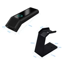 Symcode Mj-R50 Drahtloser CMOS Barcode Scanner mit USB-Schnittstelle Automatisches Scanfenster 2D Kabelloser Leser auf Lager