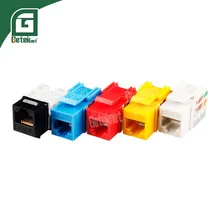 Geteknet CAT6 RJ45 Einsätze für modulare Wandplatten Leviton Keystone Jack Modul