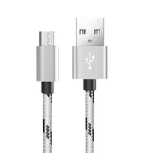 안드로이드 마이크로 데이터 케이블 PVC 사출 성형 타입, 안드로이드 폰 및 마이크로 USB 장치에 사용됨