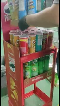 Dispensador Automático de Snacks com Mola, Suporte Elevatório para Varejo