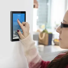 5.5 Montaje en pared para pantalla inteligente de automatización del hogar Rk3566 Panel de control inteligente para el hogar con pantalla IPS todo en uno de cuatro núcleos