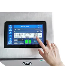آلة ترميز التاريخ طابعة نفث الحبر لرمز الشريط / رمز dm / رمز qr لطباعة التعبئة والتغليف