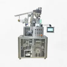 Biologisch afbreekbare PLA Theezakjes Verpakkingsmachine Binnen- en Buitenzijde Drip Koffiezakjes Verpakkingsmachine