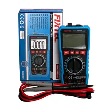 ฟิกเทค ดิจิตอล มัลติมิเตอร์ ออโต้ เรนจิ้ง 600V อุณหภูมิ ความจุ ความถี่