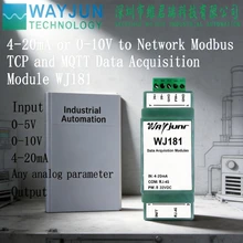 4-20mA hoặc 0-10V đến Mạng RJ45 Mô-đun Thu Thập Dữ Liệu Mqtt Hệ Thống Mô-đun I/O Từ Xa