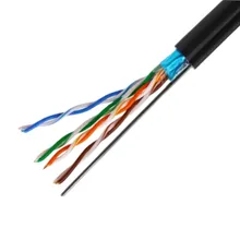 Kabel LAN Tembaga Padat UTP Cat5e Komunikasi Data Komputer untuk Sistem Alarm