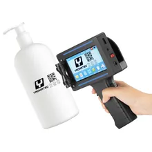 Imprimante à jet d'encre portable Yaomatec pour logo, code de lot, étiquetage, machine de codage pour carton et plastique