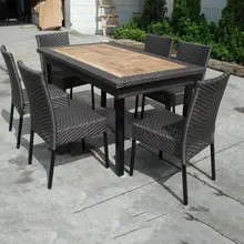 Set da pranzo in rattan a prezzo competitivo