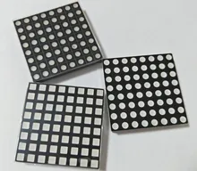 Punktematrix-Bildschirmanzeige-Baugruppe 60*60mm RGB-8*8 LED