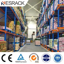 Sistem Rak Pallet Shuttle Radio Penyimpanan Gudang Berkecepatan Tinggi
