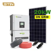 auf Netz PV Modul Netzanschluss Wechselrichter 20kw Energie Solarpanel System