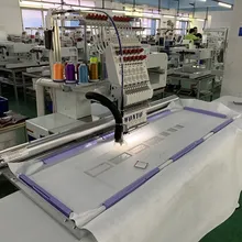 自動コンピューターワンヘッドコンパクトレーザー切断コンピュータ刺繍機の価格