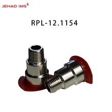 ข้อต่อท่อสเตนเลสแบบเกลียวภายนอกที่เคลือบ PTFE สำหรับก๊อกน้ำฝรั่งเศส Rpl-12-R3/4