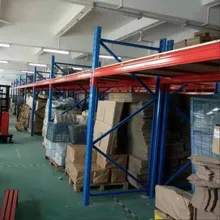 고강도 보안 1500-5000kg/Level 적재 물류 장비 냉간 압연 강철 창고 랙 시스템
