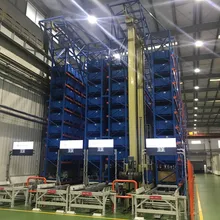 КАД чертеж профессиональной стальной паллетной стеллажной автоматизированной системы хранения и извлечения