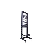 FDR 19 Zoll Offenes Rack-Server-Rack, Modular Höhenverstellbares Netzwerkgeräte-Rack, Kaltgewalzter Stahlrahmen, 1000kg Statische Last
