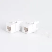 Langlebiger geschirmter Ethernet-Keystone-Jack, über 250 Anschlüsse, Hochisolations-RJ45 Modul für Bürokabelprojekte