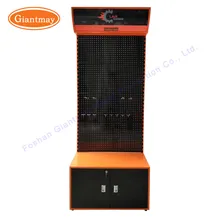Rack per strumenti hardware, armadietto per stoccaggio, supporto per esposizione con luce LED