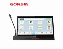 Kağıtsız Yazılım Konferans Sistemi Video Motorlu Kağıtsız Konferans Sanal Ekran 15.6 İnç Konferans Sistemi Masaüstü