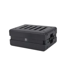 Custodia Rigida in Plastica 12 Pollici di Profondità Bassa 4u Rack Robusto