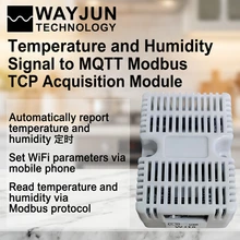 Conversión de Señal de Temperatura y Humedad a Mqtt y Módulo de Adquisición Modbus TCP Módulo Io Remoto