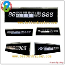 โมดูลแสดงผล LCD หน้าจอดิจิตอล LCD แบบลบที่ปรับแต่งได้