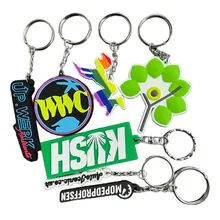 Chaveiro de PVC macio personalizado 3D com logotipo em relevo, chaveiros de borracha, chaveiros de PVC